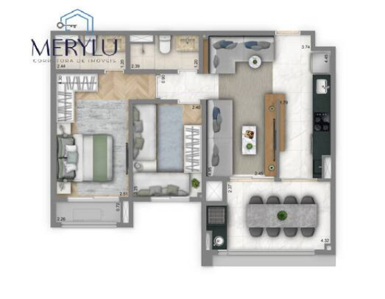 Imagem Apartamento com 2 Quartos à Venda, 68 m² em Saúde - São Paulo