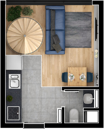 Imagem Apartamento com 2 Quartos à Venda, 59 m² em água Verde - Curitiba