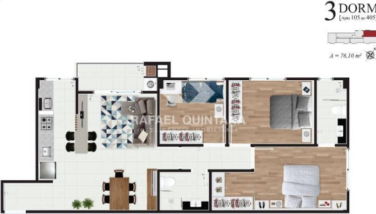 Imagem Apartamento com 1 Quarto à Venda, 39 m² em Carvoeira - Florianópolis