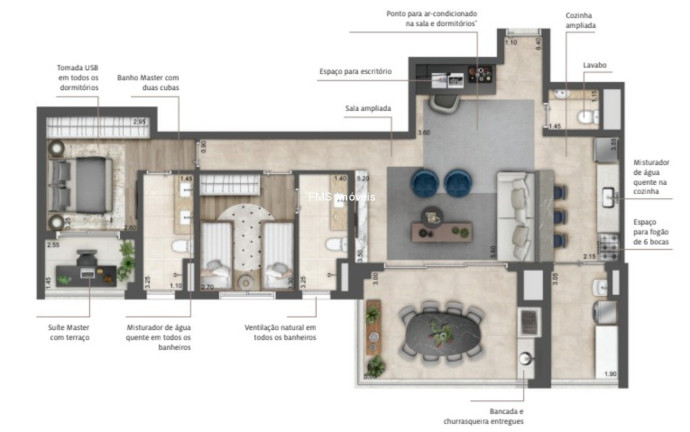 Imagem Imóvel com 2 Quartos à Venda, 110 m² em Brooklin - São Paulo Imagem Imóvel com 2 Quartos à Venda, 110 m² em Brooklin - São Paulo