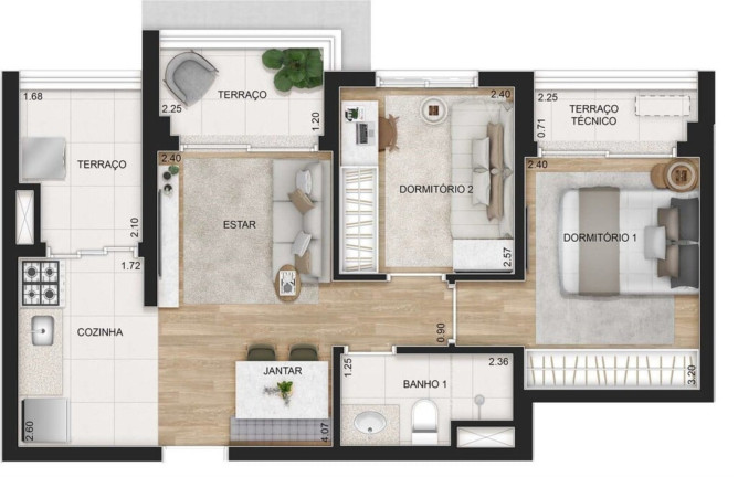 Imagem Imóvel com 3 Quartos à Venda, 69 m² em Tatuapé - São Paulo Imagem Imóvel com 3 Quartos à Venda, 69 m² em Tatuapé - São Paulo