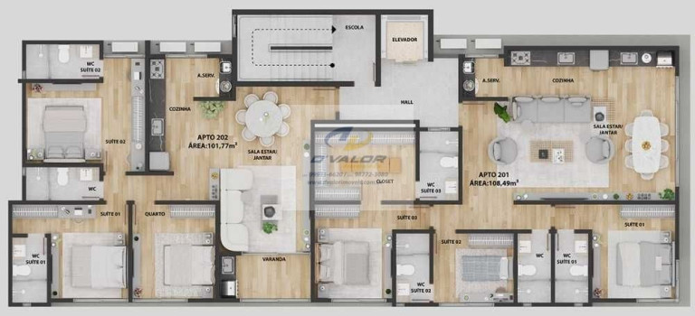 Imagem Apartamento com 3 Quartos à Venda, 102 m² em Camboinha - Cabedelo Imagem Apartamento com 3 Quartos à Venda, 102 m² em Camboinha - Cabedelo