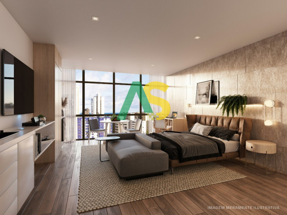 Imagem Flat com 1 Quarto à Venda, 30 m² em Boa Viagem - Recife Imagem Flat com 1 Quarto à Venda, 30 m² em Boa Viagem - Recife