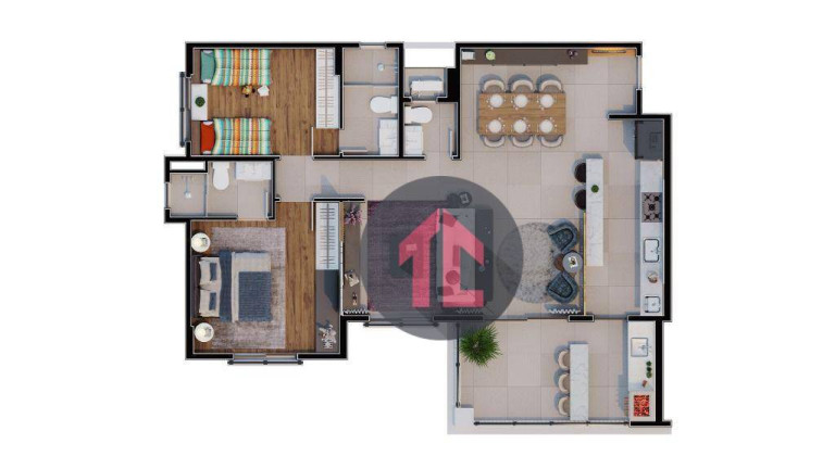 Imagem Apartamento com 3 Quartos à Venda, 91 m² em Parque Da Hípica - Campinas Imagem Apartamento com 3 Quartos à Venda, 91 m² em Parque Da Hípica - Campinas