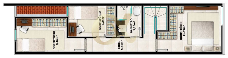 Casa com 3 Quartos à Venda, 89 m² em Boa Vista - Joinville