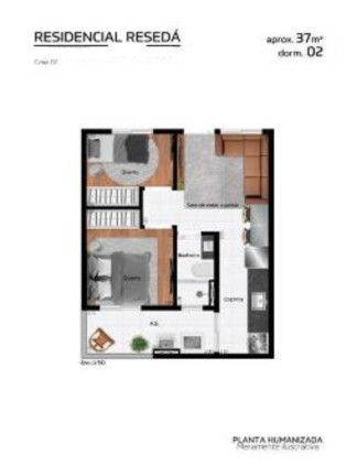 Imagem Apartamento com 1 Quarto à Venda, 37 m² em Vila Paranaguá - São Paulo