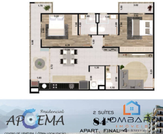 Imagem Apartamento com 2 Quartos à Venda, 86 m² em Centro - Ubatuba Imagem Apartamento com 2 Quartos à Venda, 86 m² em Centro - Ubatuba