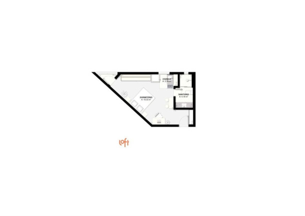 Imagem Apartamento com 1 Quarto à Venda, 34 m² em Moema - São Paulo