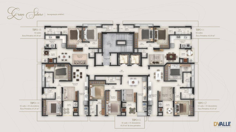Imagem Apartamento com 2 Quartos à Venda, 65 m² em Morretes - Itapema