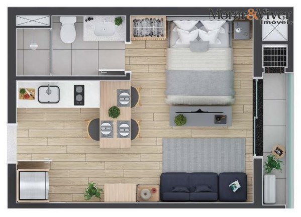 Imagem Apartamento com 3 Quartos à Venda, 65 m² em Portão - Curitiba Imagem Apartamento com 3 Quartos à Venda, 65 m² em Portão - Curitiba