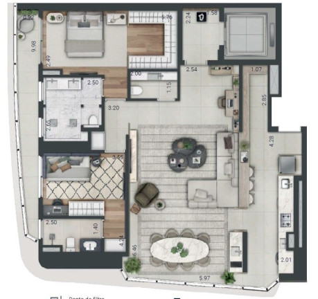 Imagem Apartamento com 3 Quartos à Venda, 311 m² em Real Parque - São Paulo Imagem Apartamento com 3 Quartos à Venda, 311 m² em Real Parque - São Paulo