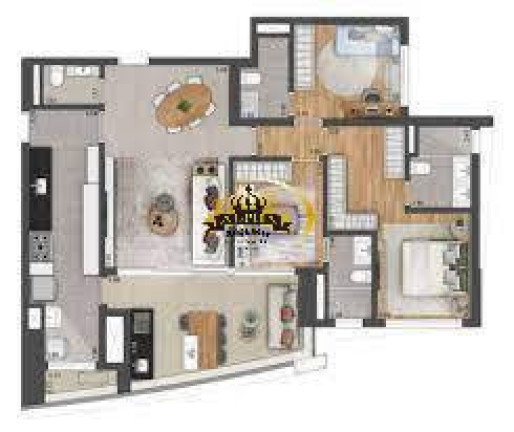 Imagem Apartamento com 2 Quartos à Venda, 95 m² em Barueri