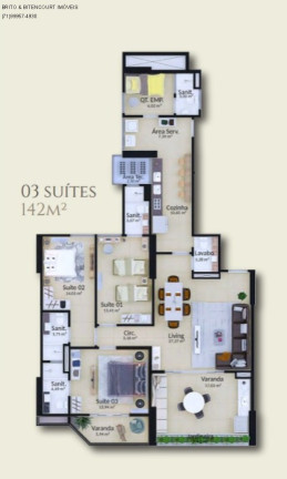 Imagem Imóvel com 3 Quartos à Venda, 143 m² em Horto Florestal - Salvador