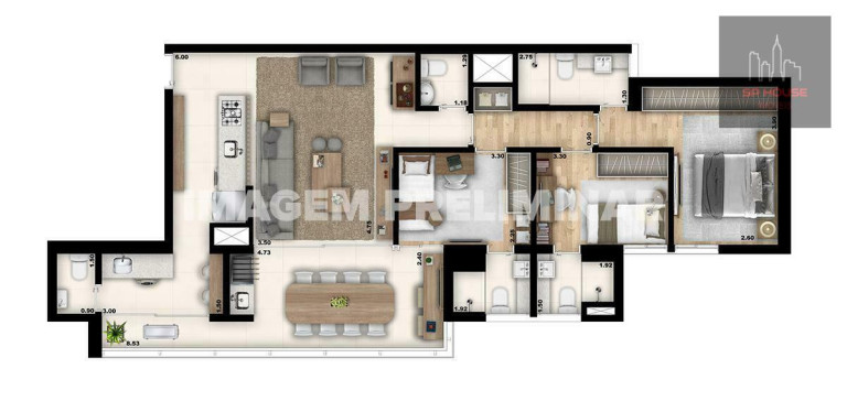 Imagem Apartamento com 3 Quartos à Venda, 104 m² em Vila Romana - São Paulo