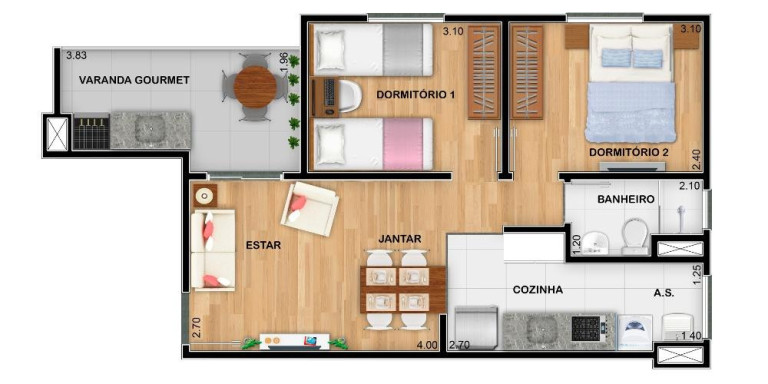 Imagem Apartamento com 2 Quartos à Venda, 49 m² em Viva Verde - Programa Casa Verde Amarela - Vargem Grande Paulista Imagem Apartamento com 2 Quartos à Venda, 49 m² em Viva Verde - Programa Casa Verde Amarela - Vargem Grande Paulista