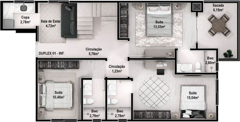 Imagem Apartamento com 3 Quartos à Venda, 170 m² em Vila Operária - Itajaí