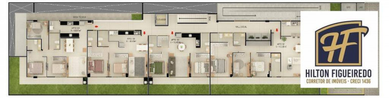 Imagem Apartamento com 2 Quartos à Venda, 52 m² em Areia Dourada - Cabedelo Imagem Apartamento com 2 Quartos à Venda, 52 m² em Areia Dourada - Cabedelo