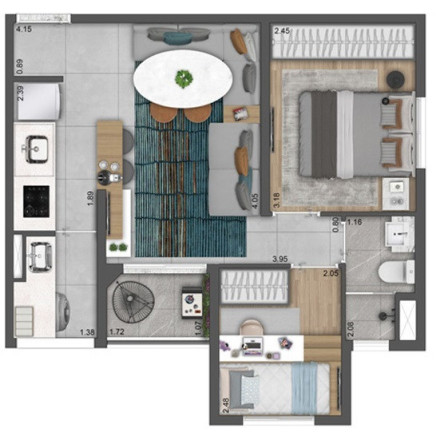 Imagem Apartamento com 2 Quartos à Venda, 38 m² em Imirim - São Paulo Imagem Apartamento com 2 Quartos à Venda, 38 m² em Imirim - São Paulo