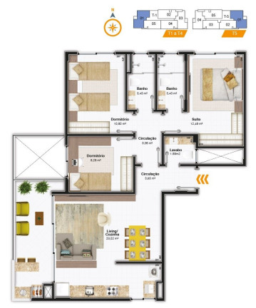 Imagem Apartamento com 3 Quartos à Venda, 134 m² em Itacorubi - Florianópolis
