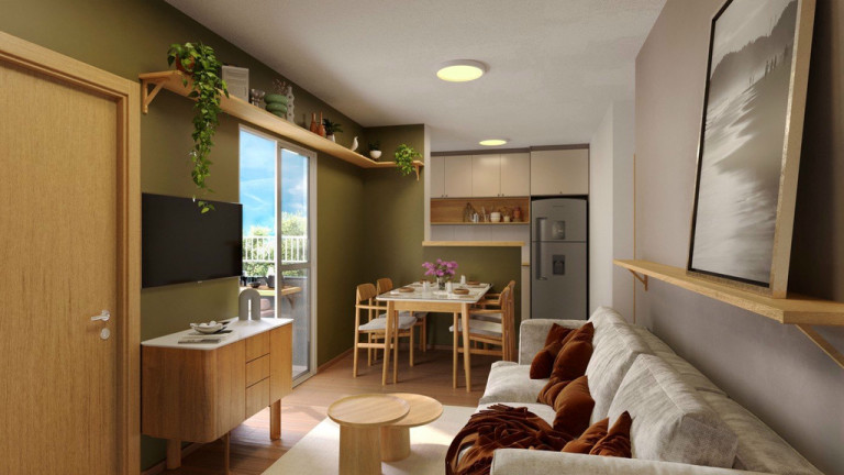 Imagem Imóvel com 2 Quartos à Venda, 48 m² em Forquilhas - São José Imagem Imóvel com 2 Quartos à Venda, 48 m² em Forquilhas - São José