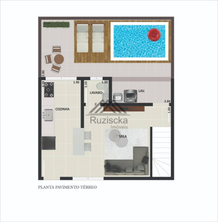 Imagem Casa com 2 Quartos à Venda, 67 m² em Vila Atlântica - Mongaguá Imagem Casa com 2 Quartos à Venda, 67 m² em Vila Atlântica - Mongaguá