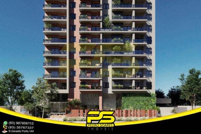 Imagem Apartamento com 3 Quartos à Venda, 90 m² em Aeroclube - João Pessoa