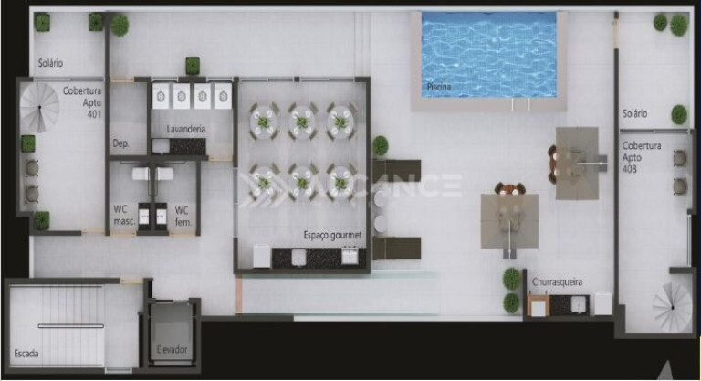 Imagem Flat com 1 Quarto à Venda, 23 m² em Intermares - Cabedelo Imagem Flat com 1 Quarto à Venda, 23 m² em Intermares - Cabedelo