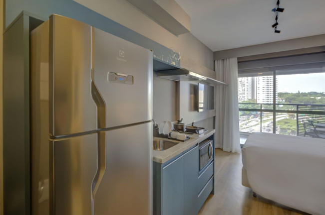 Imagem Apartamento com 1 Quarto para Alugar, 25 m² em Brooklin - São Paulo