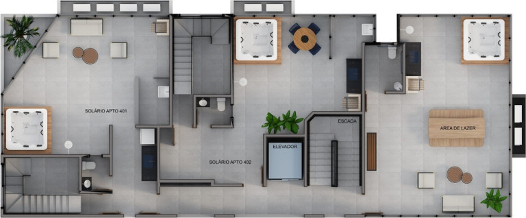 Imagem Cobertura com 3 Quartos à Venda, 101 m² em Bancários - João Pessoa Imagem Cobertura com 3 Quartos à Venda, 101 m² em Bancários - João Pessoa