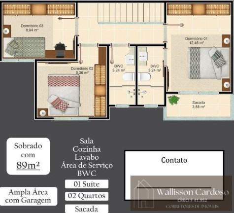 Imagem Sobrado com 2 Quartos à Venda, 150 m² em São Francisco De Assis - Camboriú Imagem Sobrado com 2 Quartos à Venda, 150 m² em São Francisco De Assis - Camboriú