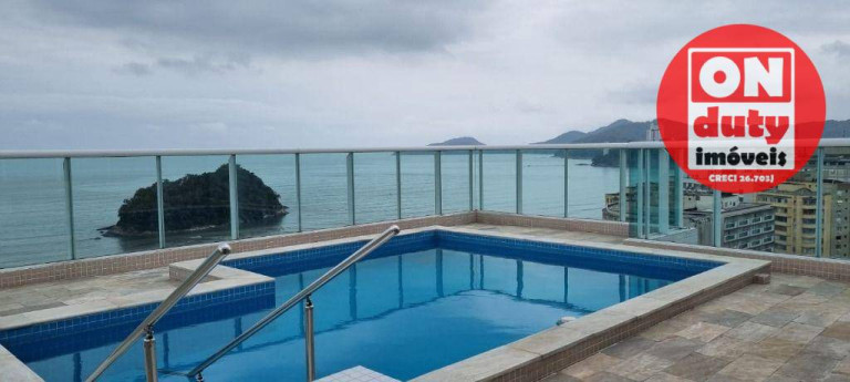 Apartamento com 3 Quartos à Venda, 119 m² em José Menino - Santos