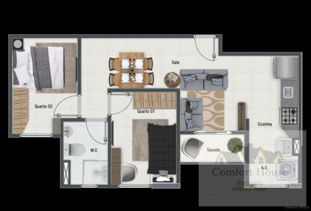 Imagem Casa com 2 Quartos à Venda, 50 m² em Centro - Diadema