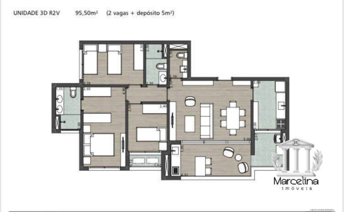 Imagem Apartamento com 2 Quartos à Venda, 55 m² em Vila Andrade - São Paulo Imagem Apartamento com 2 Quartos à Venda, 55 m² em Vila Andrade - São Paulo