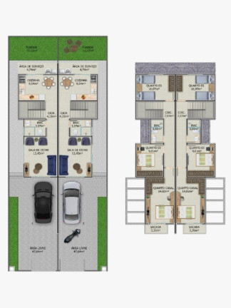 Imagem Casa com 3 Quartos à Venda, 125 m² em Potecas - São José Imagem Casa com 3 Quartos à Venda, 125 m² em Potecas - São José