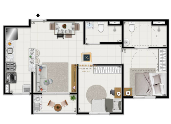 Imagem Apartamento com 2 Quartos à Venda, 47 m² em Praia Do Futuro Ii - Fortaleza Imagem Apartamento com 2 Quartos à Venda, 47 m² em Praia Do Futuro Ii - Fortaleza