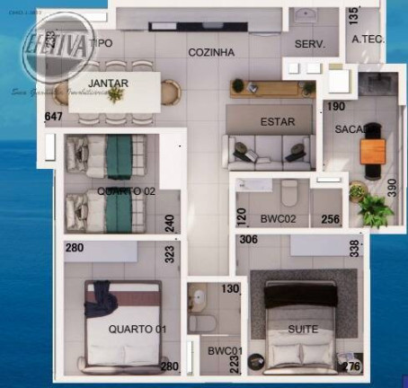 Imagem Apartamento com 3 Quartos à Venda, 110 m² em Balneário Eliane - Guaratuba Imagem Apartamento com 3 Quartos à Venda, 110 m² em Balneário Eliane - Guaratuba