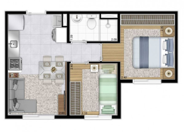 Imagem Apartamento com 2 Quartos à Venda, 33 m² em Vila Ema - São Paulo Imagem Apartamento com 2 Quartos à Venda, 33 m² em Vila Ema - São Paulo