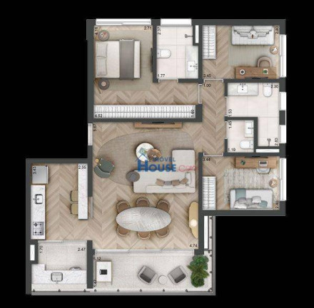 Imagem Apartamento com 3 Quartos à Venda, 111 m² em Perdizes - São Paulo Imagem Apartamento com 3 Quartos à Venda, 111 m² em Perdizes - São Paulo