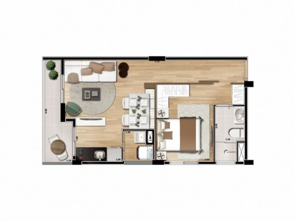 Imagem Imóvel com 1 Quarto à Venda, 40 m² em Aclimação - São Paulo