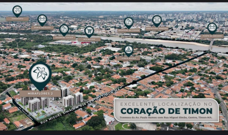 Imagem Apartamento com 2 Quartos à Venda, em Centro - Timon Imagem Apartamento com 2 Quartos à Venda, em Centro - Timon