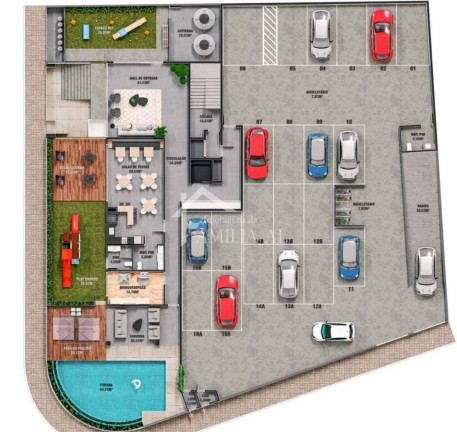 Imagem Apartamento com 1 Quarto à Venda, 72 m² em Saguaçu - Joinville