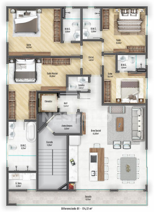 Imagem Apartamento à Venda, 90 m² em Praia Brava - Itajai
