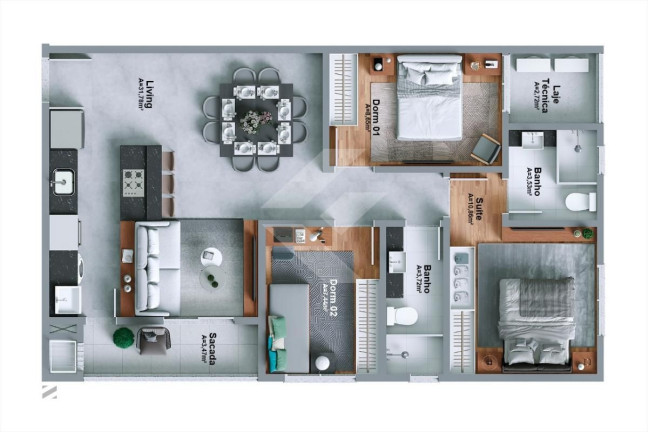 Imagem Apartamento com 2 Quartos à Venda, 82 m² em Centro - Itajaí Imagem Apartamento com 2 Quartos à Venda, 82 m² em Centro - Itajaí