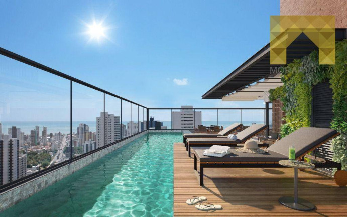 Imagem Studio com 1 Quarto à Venda, 24 m² em Miramar - João Pessoa Imagem Studio com 1 Quarto à Venda, 24 m² em Miramar - João Pessoa