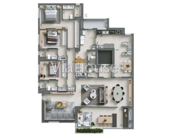 Imagem Apartamento com 3 Quartos à Venda, 151 m² em Jardim Olhos Dagua - Ribeirão Preto Imagem Apartamento com 3 Quartos à Venda, 151 m² em Jardim Olhos Dagua - Ribeirão Preto