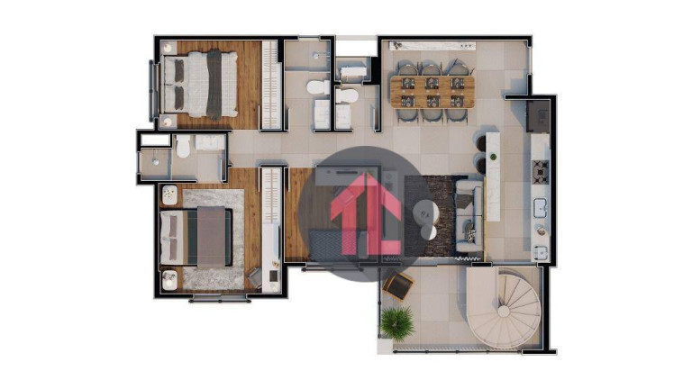 Imagem Cobertura com 3 Quartos à Venda, 165 m² em Parque Da Hípica - Campinas Imagem Cobertura com 3 Quartos à Venda, 165 m² em Parque Da Hípica - Campinas