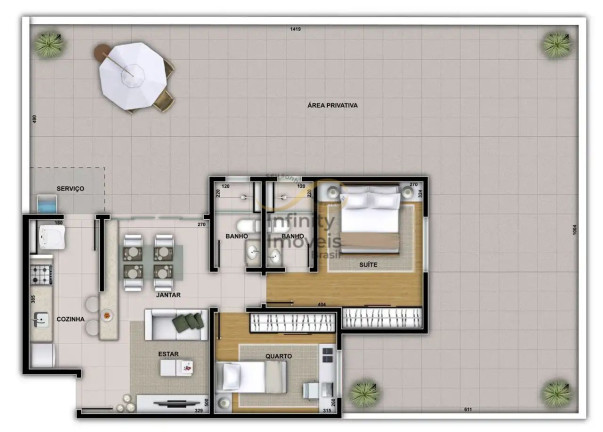 Imagem Apartamento com 2 Quartos à Venda, 53 m² em Serra - Belo Horizonte