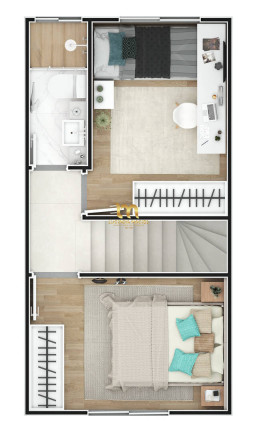 Imagem Casa com 2 Quartos à Venda, 51 m² em Real - Praia Grande Imagem Casa com 2 Quartos à Venda, 51 m² em Real - Praia Grande