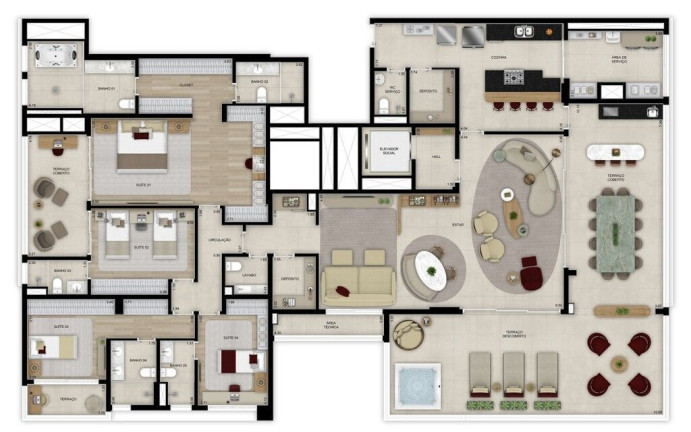 Imagem Apartamento com 3 Quartos à Venda, 120 m² em Santo Amaro - São Paulo Imagem Apartamento com 3 Quartos à Venda, 120 m² em Santo Amaro - São Paulo