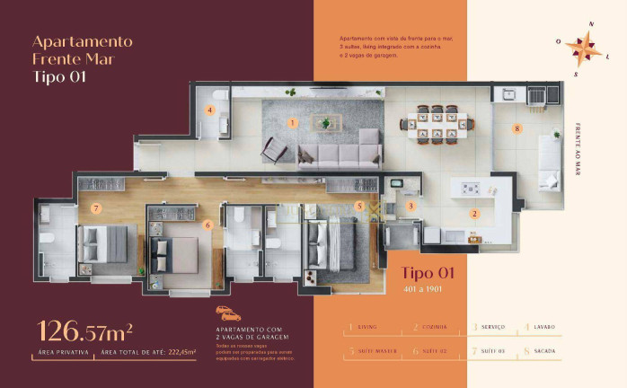 Imagem Apartamento com 3 Quartos à Venda, 127 m² em Itacolomi - Balneário Piçarras Imagem Apartamento com 3 Quartos à Venda, 127 m² em Itacolomi - Balneário Piçarras